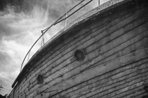 alt verlassen Schiff Jahrgang texturiert Bild foto
