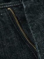 Jeans Reißverschluss Nahansicht foto