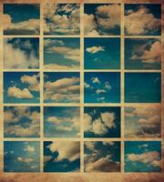 Himmel Collage einstellen foto