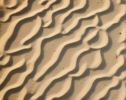 ai generiert abstrakt Textur Muster von das Sand foto