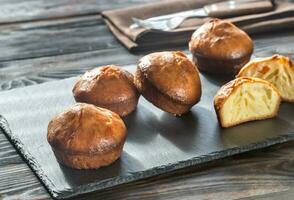 Rum baba auf das Tafel foto