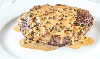 Steak au poivre foto