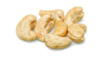 köstlich Cashew Nüsse isoliert. gesund, organisch Snack mit nussig, Konzept zum Design foto