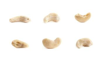 köstlich Cashew Nüsse isoliert. gesund, organisch Snack mit nussig, Konzept zum Design foto