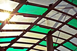 Glas modern Dach foto
