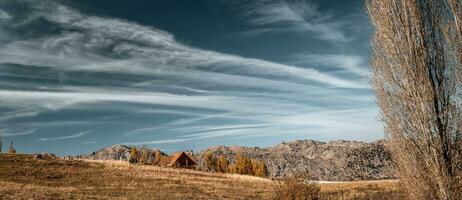 schön Panorama- Landschaft foto