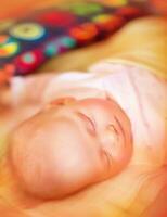 Neugeborene Baby schlafend foto