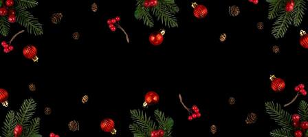 Banner Kopieren Raum zum Weihnachten Feier foto