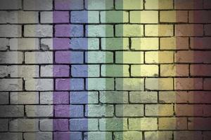 Wand, Ziegel, urban, Farben, Homosexuell, Grunge foto