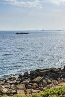 Gallipoli. zwischen Land und Meer. Wunder von Apulien foto