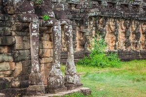 Terrasse von das Elefanten, Angkor Thom, siem ernten, Kambodscha foto