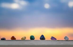 Meditation und Friedlichkeit Konzept foto