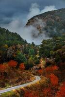 schöne Berglandschaft foto