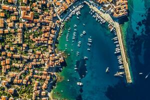 costal Aussicht von dubrownik. Kroatien. foto