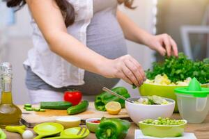 gesund Schwangerschaft Konzept foto