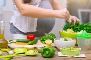 gesund Schwangerschaft Konzept foto