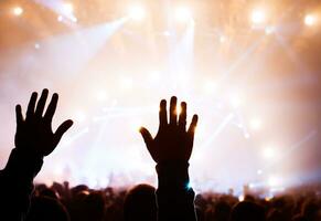 Musical Konzert Hintergrund foto