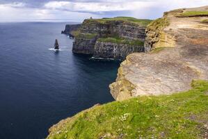 Klippen von Moher in der Grafschaft Clare, Irland foto