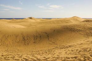 las Dunas de Maspalome beim gran Canaria foto