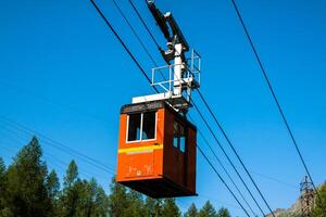 Seilbahn im das Berge, argientere ,Frankreich foto