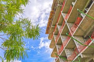 Bauen Sie einen Hotelkomplex Baustellen Playa del Carmen Mexiko foto