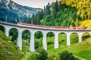 schweizerisch Eisenbahn. Schweiz. foto