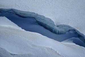 Breithorn Gipfel im schweizerisch Alpen gesehen von klein Matterhorn foto