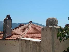 mediterrane architektur in der ägäis in der türkei, marmaris foto