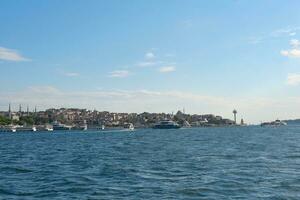 Aussicht von Bosporus im Istanbul im Truthahn . foto