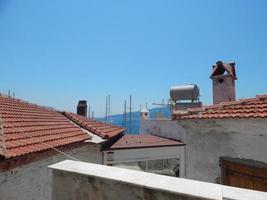 mediterrane architektur in der ägäis in der türkei, marmaris foto