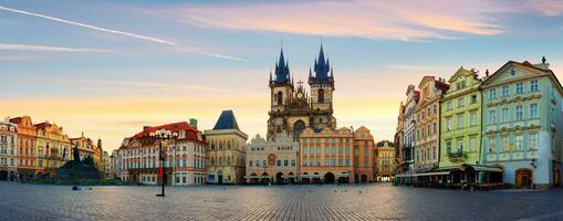 Stadt, Dorf Platz im Prag foto