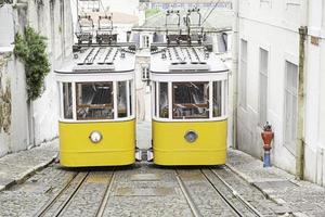 alte Lissaboner Straßenbahn foto