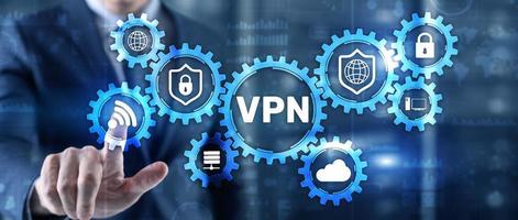 VPN Virtual Private Network Proxy und SSL-Konzept foto