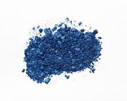 Blaue Lidschatten-Crushed-Palette foto