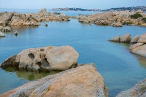 Foto mit schön Landschaft von das Insel von Sardinien, Italien