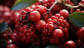 ai generiert Frische von Natur Kopfgeld reif Beeren, gesund Essen, organisch Sommer- generiert durch ai foto