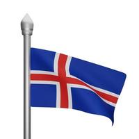 isländischer nationaler tag foto