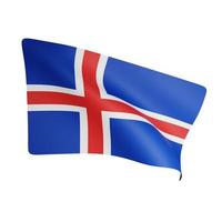 isländischer nationaler tag foto