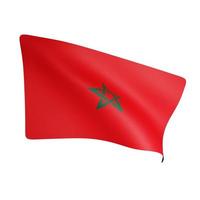 marokko flagge konzept marokko nationaltag