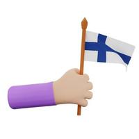 Konzept zum finnischen Nationalfeiertag