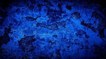 Grunge-Hintergrund der blauen Wand. abstrakter Hintergrund foto