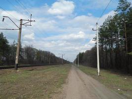 Bahnausrüstung und Infrastruktur foto