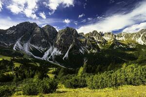 Berg Landschaft von das Stubai Alpen foto