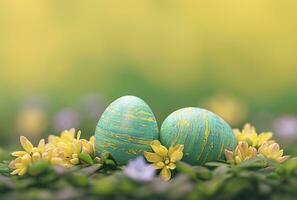 ai generiert Ostern Schöne Grüße und Ostern Färbung Ideen von Ostern Schöne Grüße foto