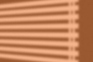 organisch fallen Fenster Schatten auf ein Pfirsich Flaum Farbe Mauer. Overlay bewirken zum Foto. Szene von natürlich Beleuchtung. Schatten Overlay Wirkung. foto