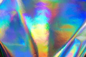 zerknittert holographisch vereiteln Papier Texturen foto