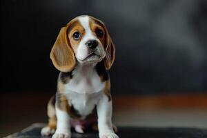 ai generiert Fotografie von ein süß Hund, National Hündchen Tag Konzept foto