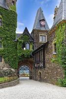 Cochem, Deutschland, 2023, ehemalige Kaiserliche Schloss, Hof, Cochem, Rheinland Pfalz, Deutschland foto