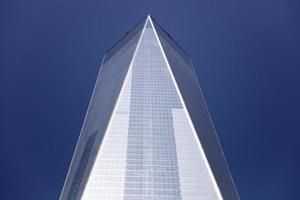 New York, USA, 30. August 2017 - Detail eines World Trade Centers in New York. mit 541m ist es das höchste Gebäude der westlichen Hemisphäre. foto