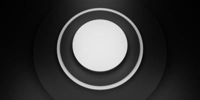 schwarzer Kreis Displayständer Ringrahmen Hintergrund Kreissockel foto